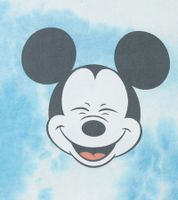 T-shirt homme RE:COVERED X Disney, différents styles et imprimés Mickey Mouse, col rond en coton, blanc, noir, violet et bleu