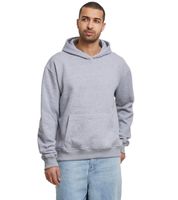 European League Of Football Blanko Baumwoll-Hoodie für Herren Kapuzen-Pullover mit Kängurutasche in Zinfandel-Rot oder Grau-Meliert