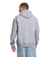 European League Of Football Blanko Baumwoll-Hoodie für Herren Kapuzen-Pullover mit Kängurutasche in Zinfandel-Rot oder Grau-Meliert