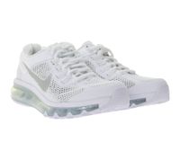 NIKE Air Max 2013 Kinder Sneaker Mädchen und Jungen Turnschuhe mit Air-Dämpfung 555426 in Weiß/Silber oder Schwarz
