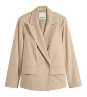 Elegante blazer de noche para mujer, blazer de otoño, blazer de negocios, blazer de algodón en caqui o menta