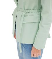 Elegante blazer de noche para mujer, blazer de otoño, blazer de negocios, blazer de algodón en caqui o menta