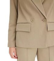 Elegante blazer de noche para mujer, blazer de otoño, blazer de negocios, blazer de algodón en caqui o menta