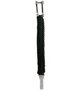 Bracelet I-BRACE Paracorde, Corde de Survie Tressée en Corde de Parachute Indéchirable 550 Corde IB1031 Noir