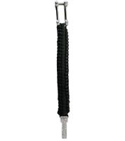 Bracelet I-BRACE Paracorde, Corde de Survie Tressée en Corde de Parachute Indéchirable 550 Corde IB1031 Noir