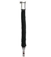 Bracelet I-BRACE Paracorde, Corde de Survie Tressée en Corde de Parachute Indéchirable 550 Corde IB1031 Noir