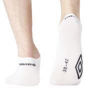 5 pares de calcetines deportivos Umbro para hombre y mujer, con certificación Oeko-Tex Standard 100 UMG/1/TC5/FX6, blancos