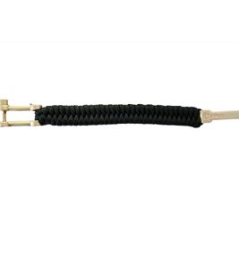 I-BRACE Paracord Armband Survival-Seil zum Armband geflochten aus reißfestem Cord 550 Cord IB1046 Schwarz