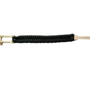 I-BRACE Paracord Armband Survival-Seil zum Armband geflochten aus reißfestem Cord 550 Cord IB1046 Schwarz