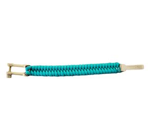  I-BRACE Paracord Armband Survival-Seil zum Armband geflochten aus reißfestem Parachute Cord 550 IB-1052 Türkis