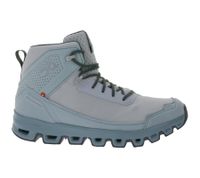 ON Running Cloudridge Damen Wander-Schuhe wasserdichte Trekking-Boots mit CloudTec-Dämpfung Sneaker-Boots in Hellblau oder Braun