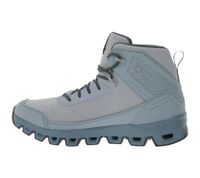 ON Running Cloudridge Damen Wander-Schuhe wasserdichte Trekking-Boots mit CloudTec-Dämpfung Sneaker-Boots in Hellblau oder Braun