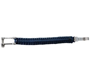 Bracelet I-BRACE en paracorde, corde de survie tressée en corde de parachute indéchirable 550 IB1027 Bleu