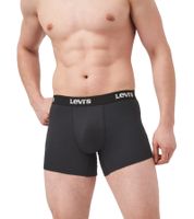 Pack de 7 calzoncillos bóxer LEVI'S de algodón para hombre con detalles coloridos en la cinturilla, en caja de regalo 701225625 003 Negro/Blanco/Rojo/Gris