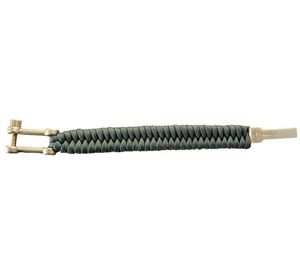 I-BRACE Paracord Armband Survival-Seil zum Armband geflochten aus reißfestem Parachute Grau
