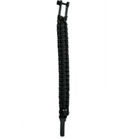 Bracelet en paracorde I-BRACE Corde de survie tressée en corde de parachute indéchirable 550 corde IB1015 Noir/Orange