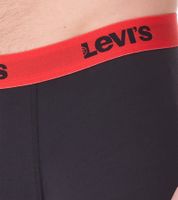 7er Pack LEVI`S Herren Boxershorts Baumwoll-Unterwäsche mit farblichen Akzenten am Bund in Geschenkbox 701225625 00 in Schwarz/Blau/Bunt