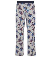 Pantalones de pijama RE:COVERED X MARVEL para hombre con el Capitán América o personajes de Marvel PCMARV50 Azul/Rojo o Gris