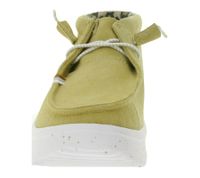 HEY DUDE Wendy Peak, stivaletti slip-on da donna in stile mocassino con plantare estraibile e vera pelle, 40411-265 beige