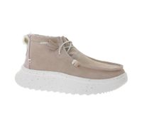 Botines HEY DUDE Wendy Peak para mujer, estilo mocasín, con plantilla extraíble y piel auténtica, 40411-684, color rosa antiguo