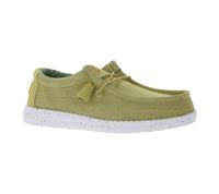 HEY DUDE Wally - Mocasines sin cordones estilo mocasín para mujer con plantilla extraíble 40296-267 Beige Arena