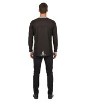 SCOTT Jersey X-Plore Swap Men's Motocross Jersey, Long-Sleeve Bike Shirt with Padded Elbows, 292378 1001 Black/Gray