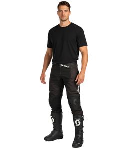 SCOTT X-Plore Swap Herren Moto-Cross Hose Motorsport-Kleidung mit vergrößertem Kniebereich Fahrrad-Hose 292379 1007 Schwarz