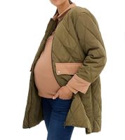 Cappotto 2 in 1, Cappotto da donna, Abbigliamento premaman, Giacca premaman, Giacca mezza stagione, Blu/Rosso/Beige a quadri o 936631 Verde
