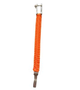 I-BRACE Paracord Armband Survival-Seil zum Armband geflochten aus reißfestem Parachute Cord 550 Cord IB1007 Orange 