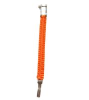 Bracelet en paracorde I-BRACE, corde de survie tressée en corde de parachute indéchirable 550 (IB1007) Orange