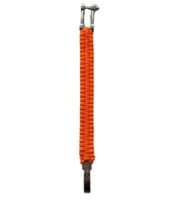Bracelet en paracorde I-BRACE, corde de survie tressée en corde de parachute indéchirable 550 (IB1007) Orange