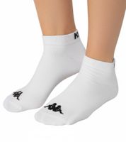 Lot de 3 paires de chaussettes de sport Kappa en coton avec logo, 38937 Blanc