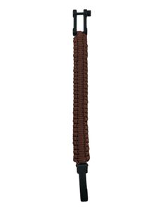 Braccialetto in Paracord I-BRACE, Corda di Sopravvivenza Intrecciata con Corda da Paracadute Antistrappo 550 Cord IB1005 Marrone