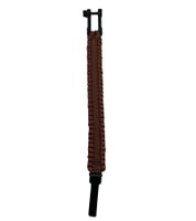 Bracelet en paracorde I-BRACE, corde de survie tressée en corde de parachute indéchirable 550 (IB1005) Marron