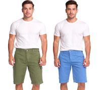 Short cargo léger pour homme U.S. POLO ASSN., avec broderie U.S. Polo, 143 68147 52661, kaki ou bleu