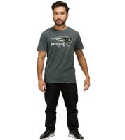 RE:COVERED X NFL Camiseta de los New England Patriots para hombre con varios estampados, algodón, blanco, azul, gris y multicolor