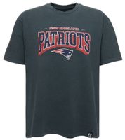 RE:COVERED X NFL Camiseta de los New England Patriots para hombre con varios estampados, algodón, blanco, azul, gris y multicolor