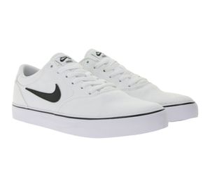 Zapatillas de lona NIKE SB Chron 2 para hombre, caña baja con amortiguación de espuma y cordones, DM3494 100 Blanco