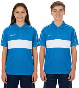 PENALTY Polo Matis Jr Kinder Polo-Hemd aus schnelltrocknendem DRY ON-Material Sport-Shirt 310703-6041 Blau/Weiß