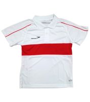 PENALTY Polo Matis Jr children's polo shirt made of quick-drying DRY ON material. Sports shirt 310703-1600 White/Red
