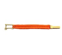 I-BRACE Paracord Armband Survival-Seil zum Armband geflochten aus reißfestem Parachute Cord 550 Cord IB1051 Orange 
