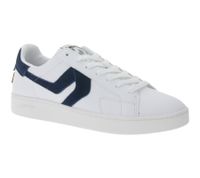 Levi's Swift, sneaker casual da donna e da uomo, effetto pelle, stringate, 235658-846N, bianco/blu navy