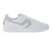 LEVI´S Swift Damen & Herren Freizeit-Sneaker Turnschuhe im Leder-Overlay-Look Schnür-Schuhe 235658-846G Weiß/Grau