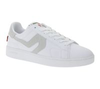 LEVI´S Swift Damen & Herren Freizeit-Sneaker Turnschuhe im Leder-Overlay-Look Schnür-Schuhe 235658-846G Weiß/Grau