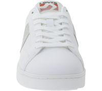 LEVI´S Swift Damen & Herren Freizeit-Sneaker Turnschuhe im Leder-Overlay-Look Schnür-Schuhe 235658-846G Weiß/Grau