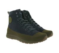 Chaussures de randonnée unisexes VASQUE Ascender avec semelle Vibram, chaussures de trekking durables en cuir véritable, coloris kaki/marron ou bleu foncé/vert