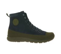 Chaussures de randonnée unisexes VASQUE Ascender avec semelle Vibram, chaussures de trekking durables en cuir véritable, coloris kaki/marron ou bleu foncé/vert