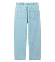 urbane Herren Baggy-Pants mit Bindeband Jeans im Jogger-Stil Denim-Hose BR-12000 in Dunkel-Blau oder Hell-Blau