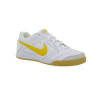 NIKE Gato Herren Low-Top-Sneaker Damen Retro Turnschuhe mit Echtleder Hallen-Schuhe HQ6019 101 Weiß/Gelb