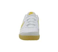 NIKE Gato Herren Low-Top-Sneaker Damen Retro Turnschuhe mit Echtleder Hallen-Schuhe HQ6019 101 Weiß/Gelb